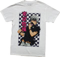 Tokyo Ghoul Mens T-Shirt - Ken Kaneki Checkerboard Kanji Pose Hoodie, Sweatshirt | CiraTrend.com