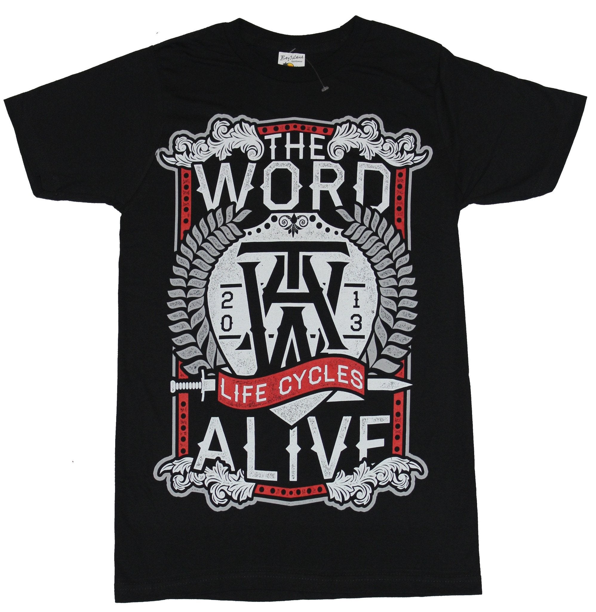 The Word Alive Mens T-Shirt - TAW 2013 Fancy Life Cycles Crest Image Hoodie, Sweatshirt | CiraTrend.com