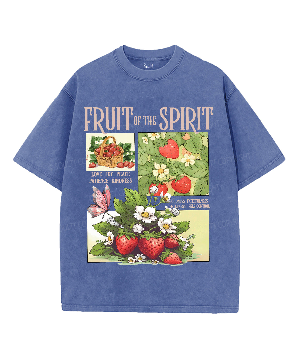 Fruit Spirit Washed Christian Style009 T-Shirts, Hoodie, Sweatshirt