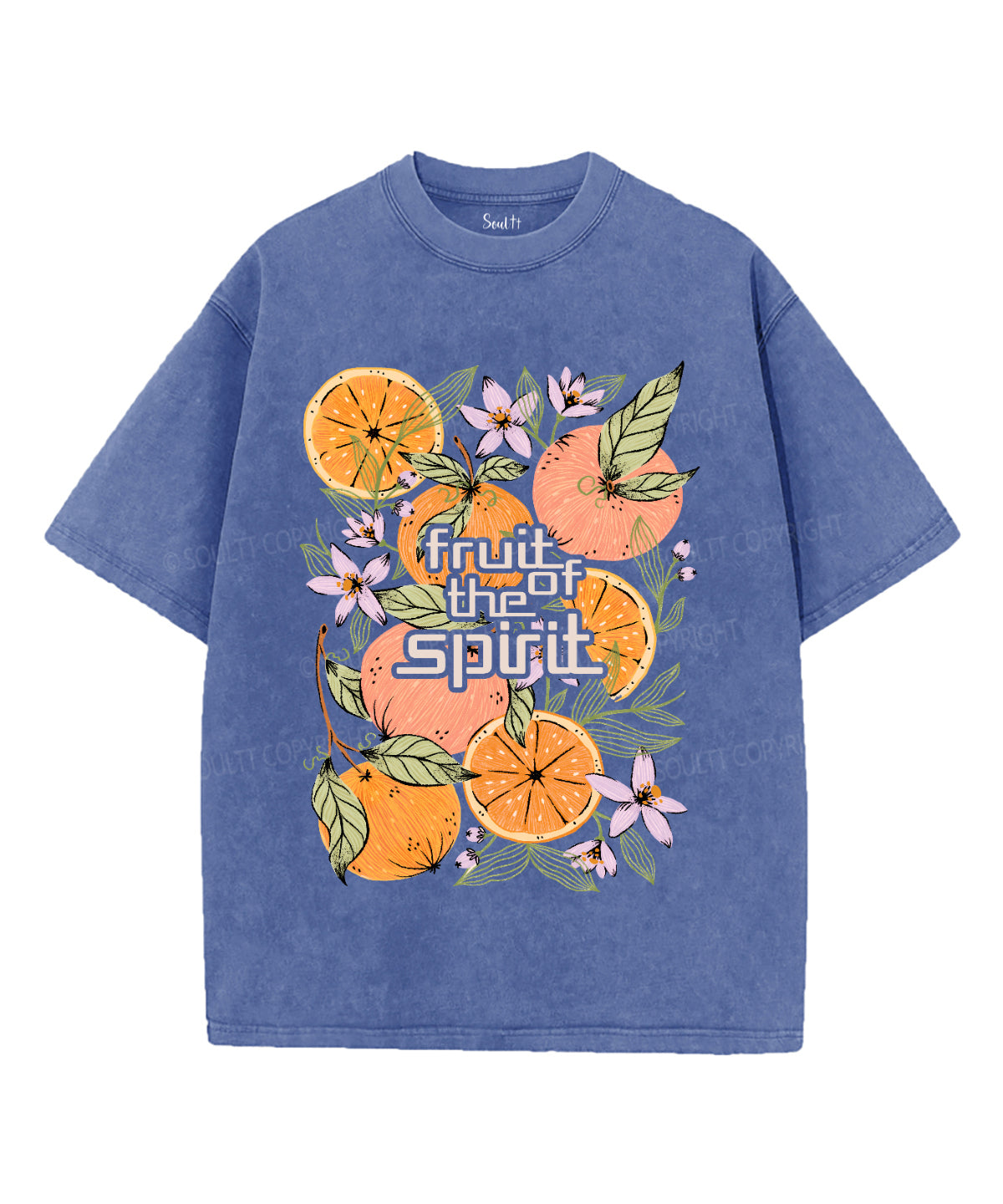 Fruit Of The Spirit Unisex Washed Christian T-shirt Style001 Hoodie, Sweatshirt | CiraTrend.com (Image 3)