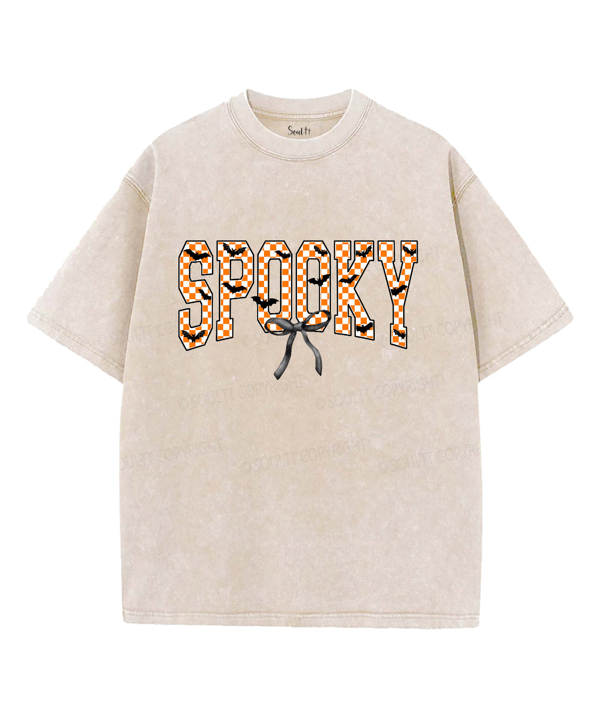 Spooky Unisex Washed Christian T-shirt Hoodie, Sweatshirt | CiraTrend.com (Image 1)