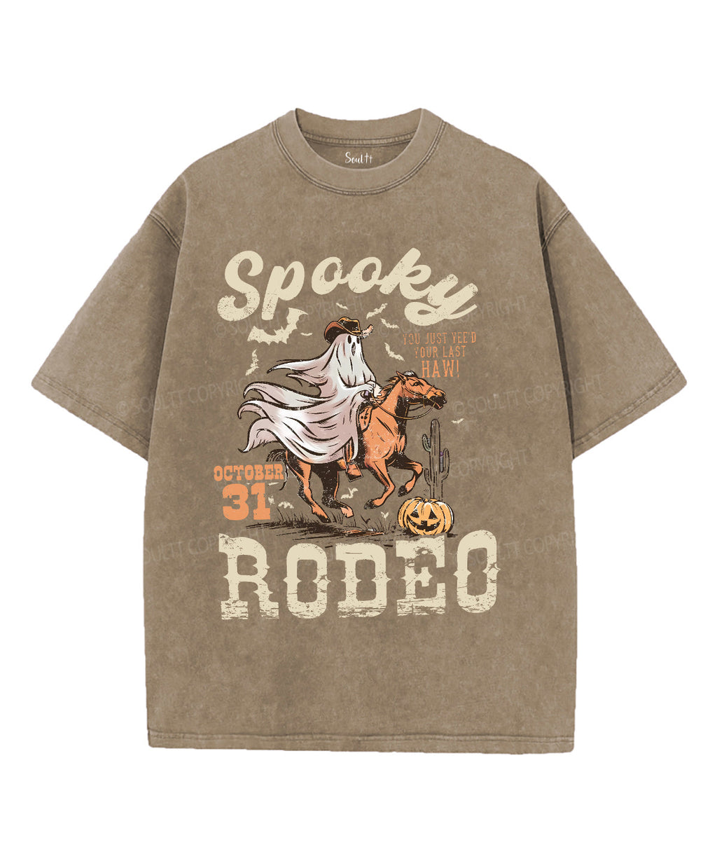 Spooky Rodeo Unisex Washed Christian T-shirt Hoodie, Sweatshirt | CiraTrend.com (Image 3)