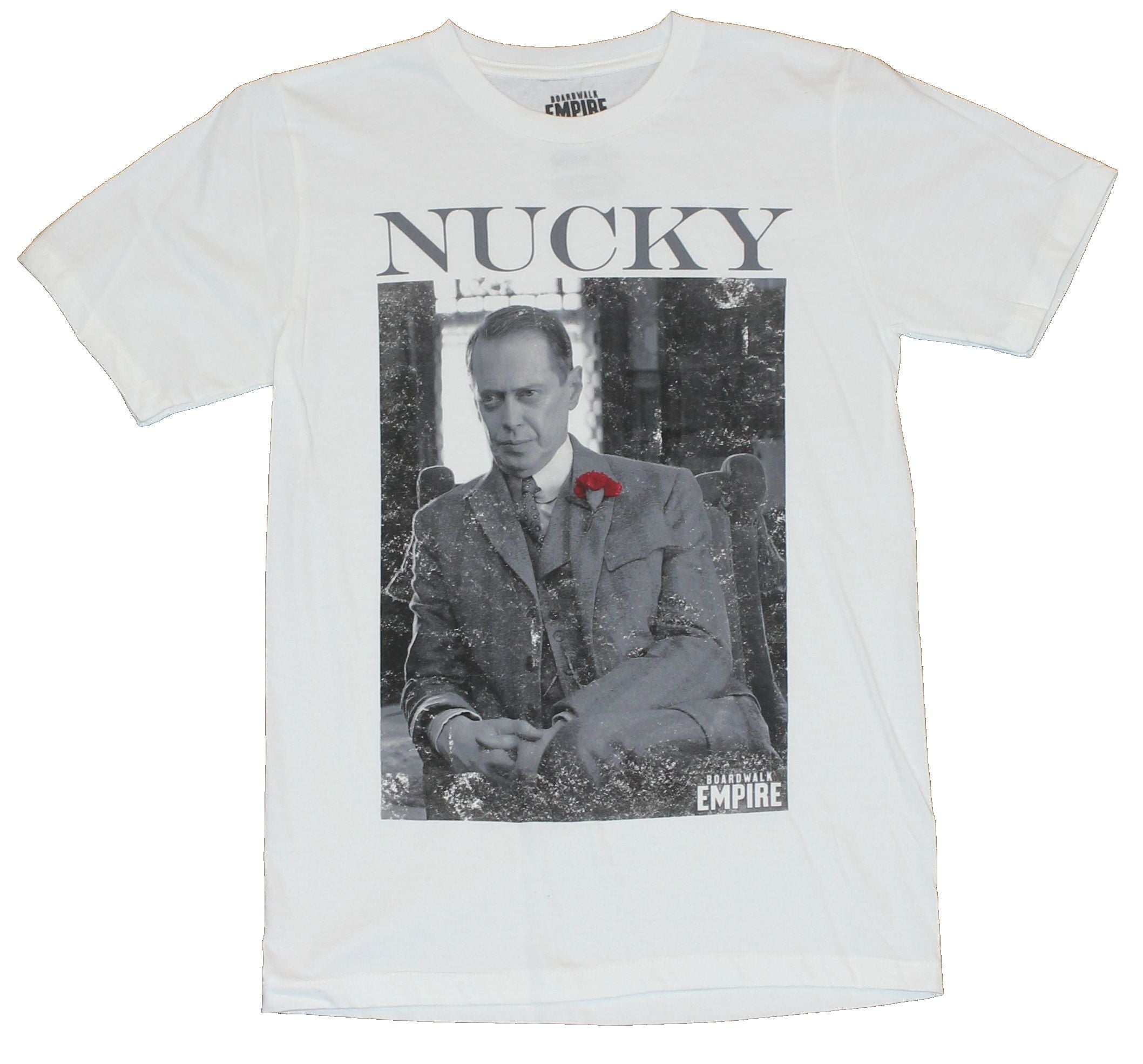 Boardwalk Empire Mens T-Shirt - "Nucky" Cracked Distressed Photo Image Hoodie, Sweatshirt | CiraTrend.com