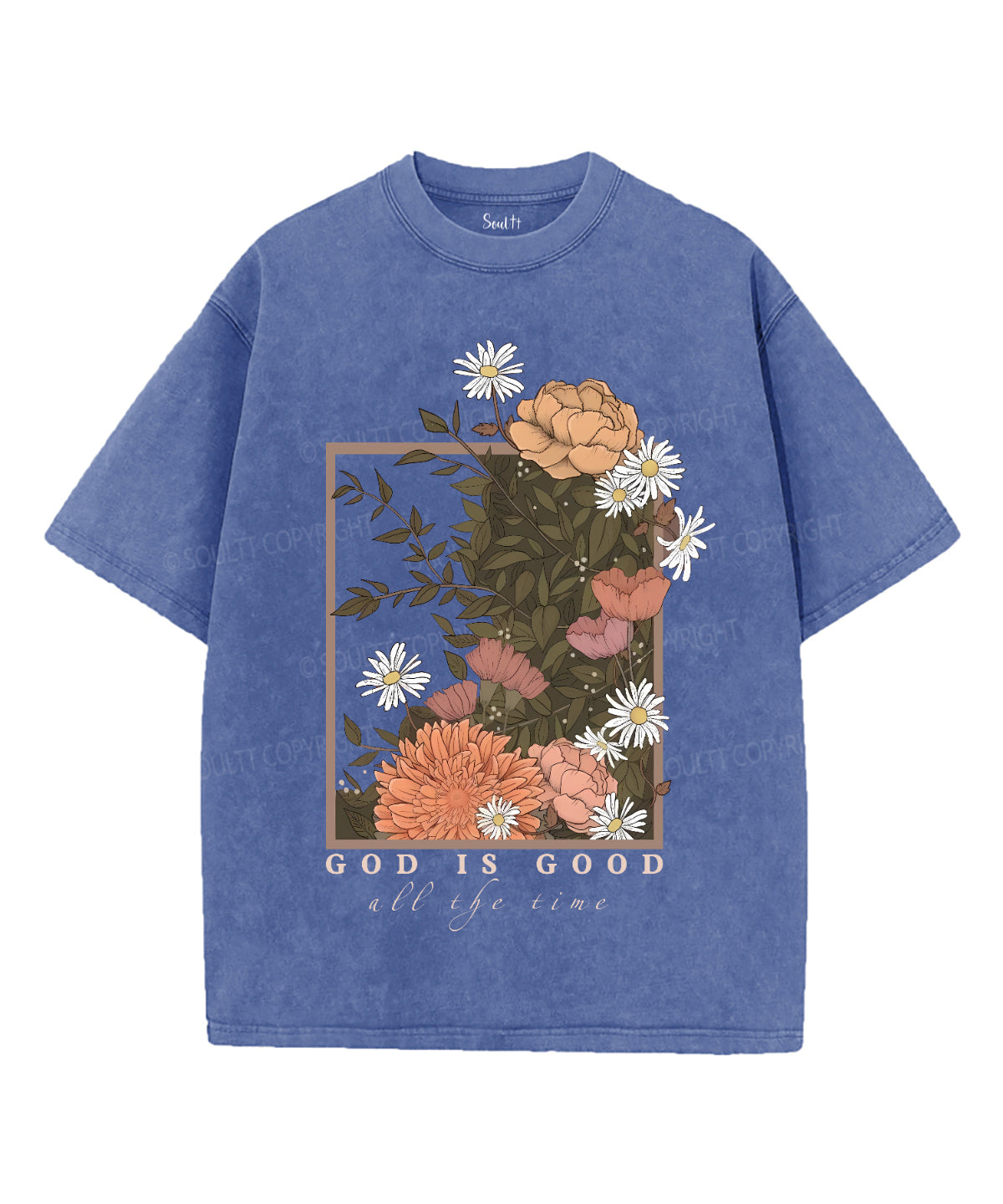 God Is Good Unisex Washed Christian T-shirt Style001 Hoodie, Sweatshirt | CiraTrend.com (Image 3)