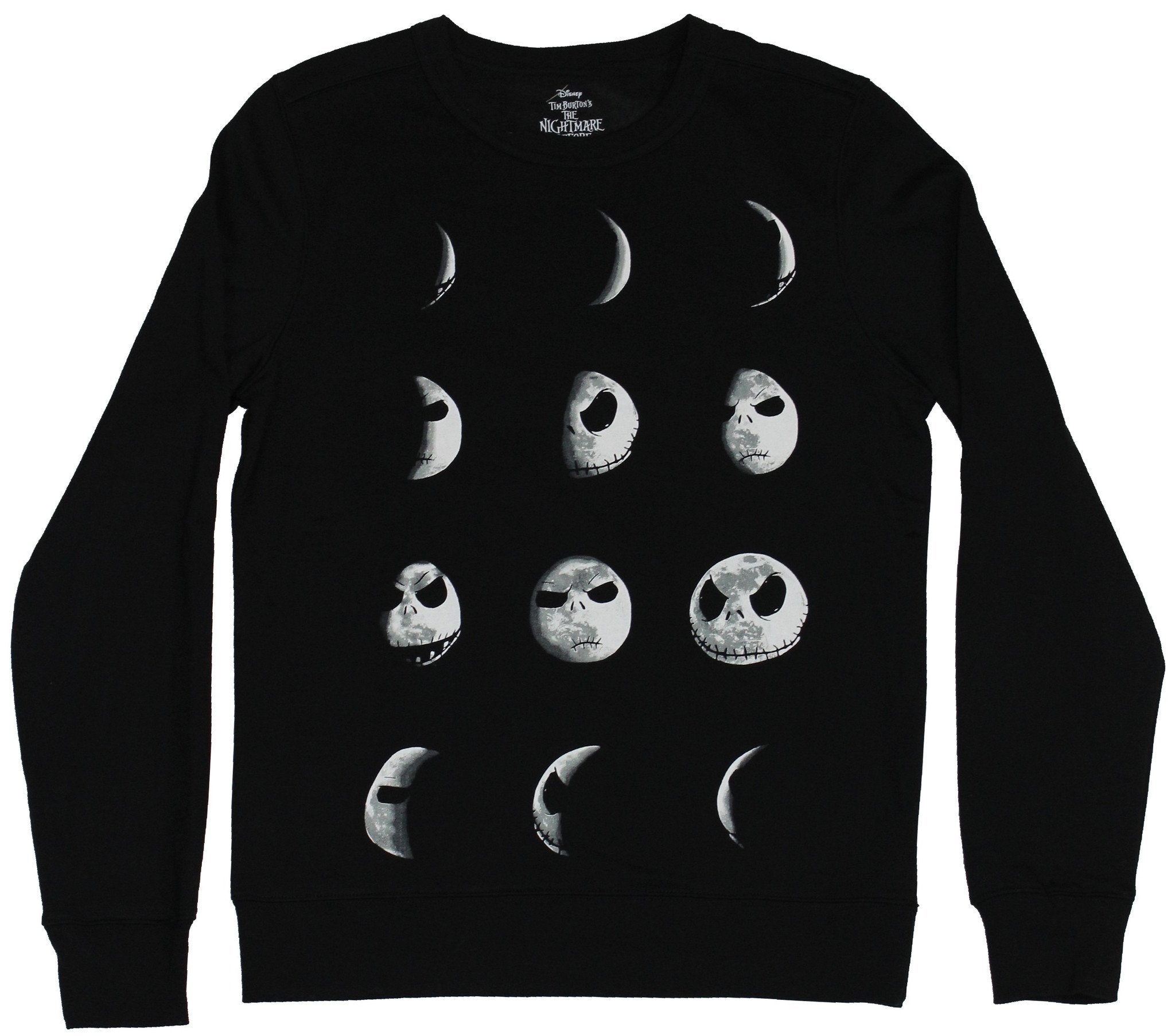 Nightmare Before Christmas Crewneck Sweatshirt - Phases of Jack Skellington Style001 T-Shirts, Hoodie | CiraTrend.com