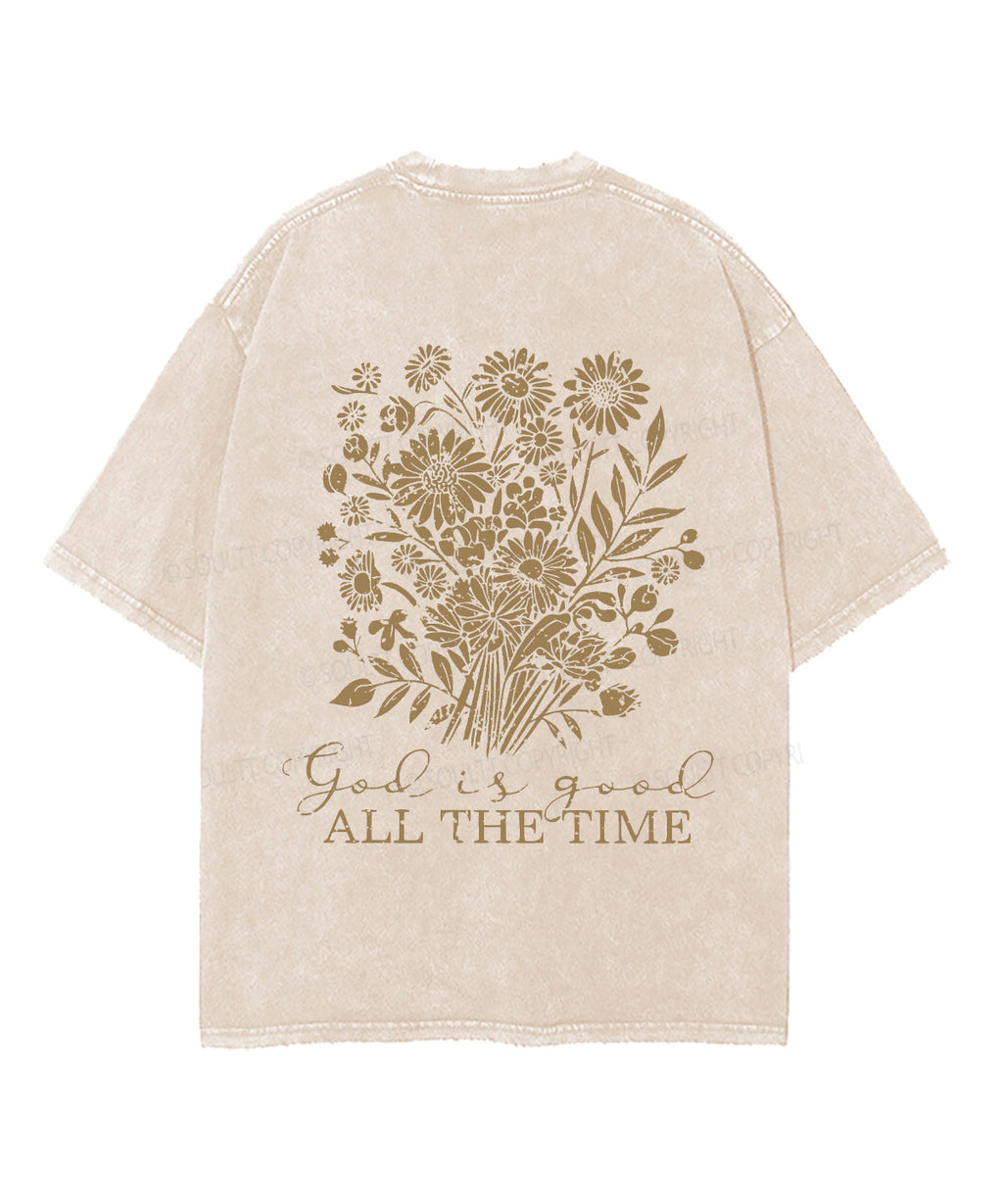 GOD IS GOOD Double Sided Unisex Washed Christian T-shirt Hoodie, Sweatshirt | CiraTrend.com (Image 3)