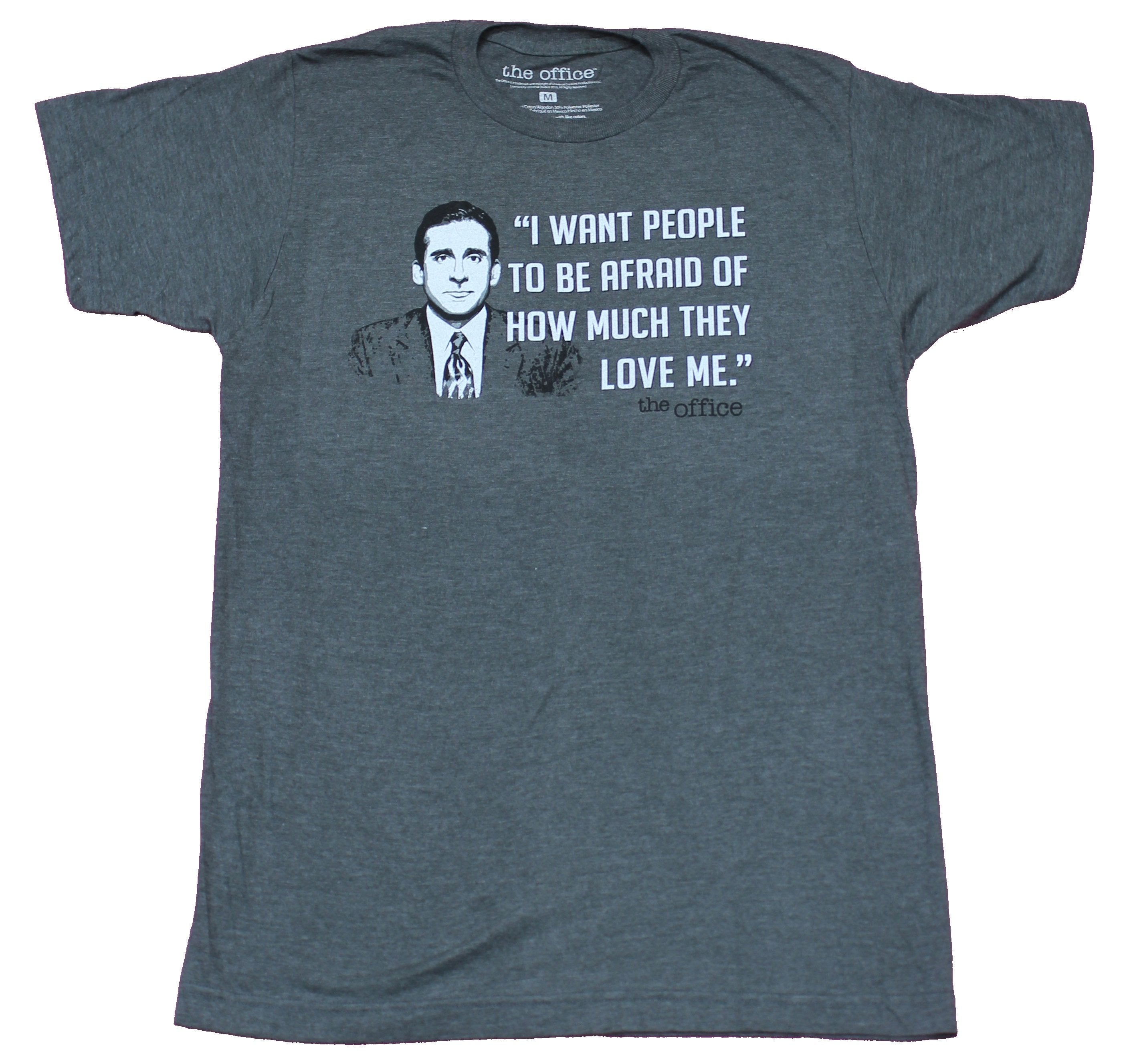 The Office Mens T-Shirt - I  Want People to be Afraid  of  Much they Love Me Style001 Hoodie, Sweatshirt | CiraTrend.com
