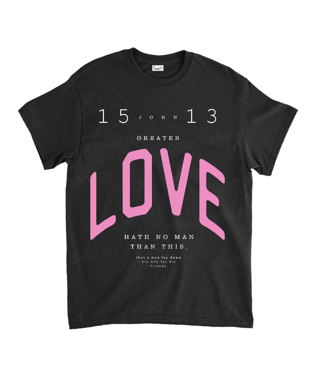 Greater Love Unisex Cotton Christian T-Shirt Hoodie, Sweatshirt | CiraTrend.com (Image 2)