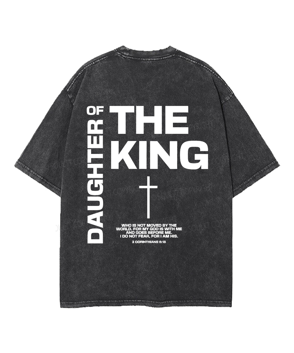 Daughter King Double Sided Washed Christian Style001 T-Shirts, Hoodie, Sweatshirt