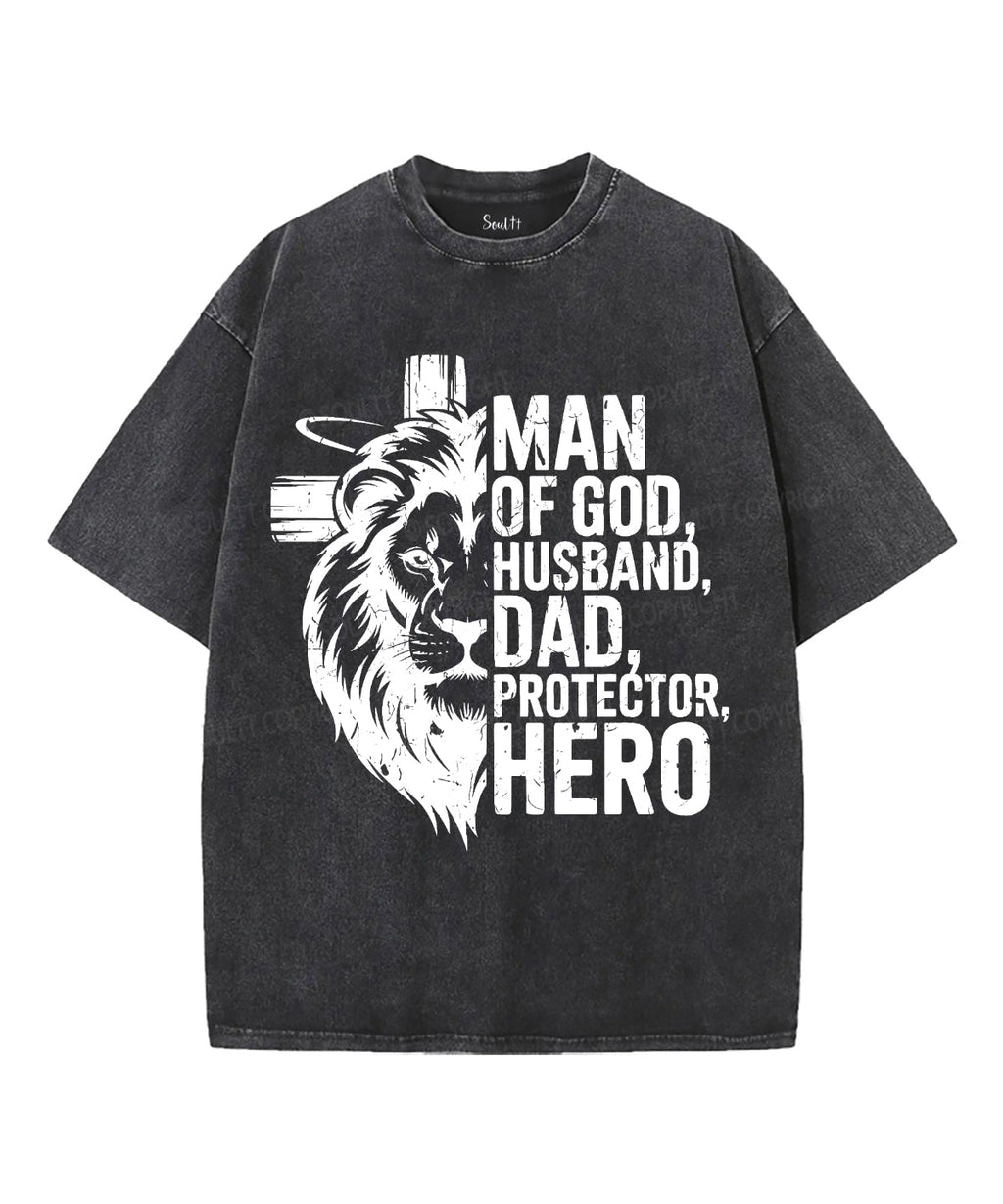 Men Of God Unisex Washed Christian T-shirt Hoodie, Sweatshirt | CiraTrend.com (Image 1)