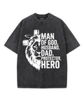 Men Of God Unisex Washed Christian T-shirt Hoodie, Sweatshirt | CiraTrend.com (Image 1)