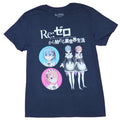 Re Zero Mens T-Shirt - Rem and Ram Maid Outfits & Circle Faces Hoodie, Sweatshirt | CiraTrend.com