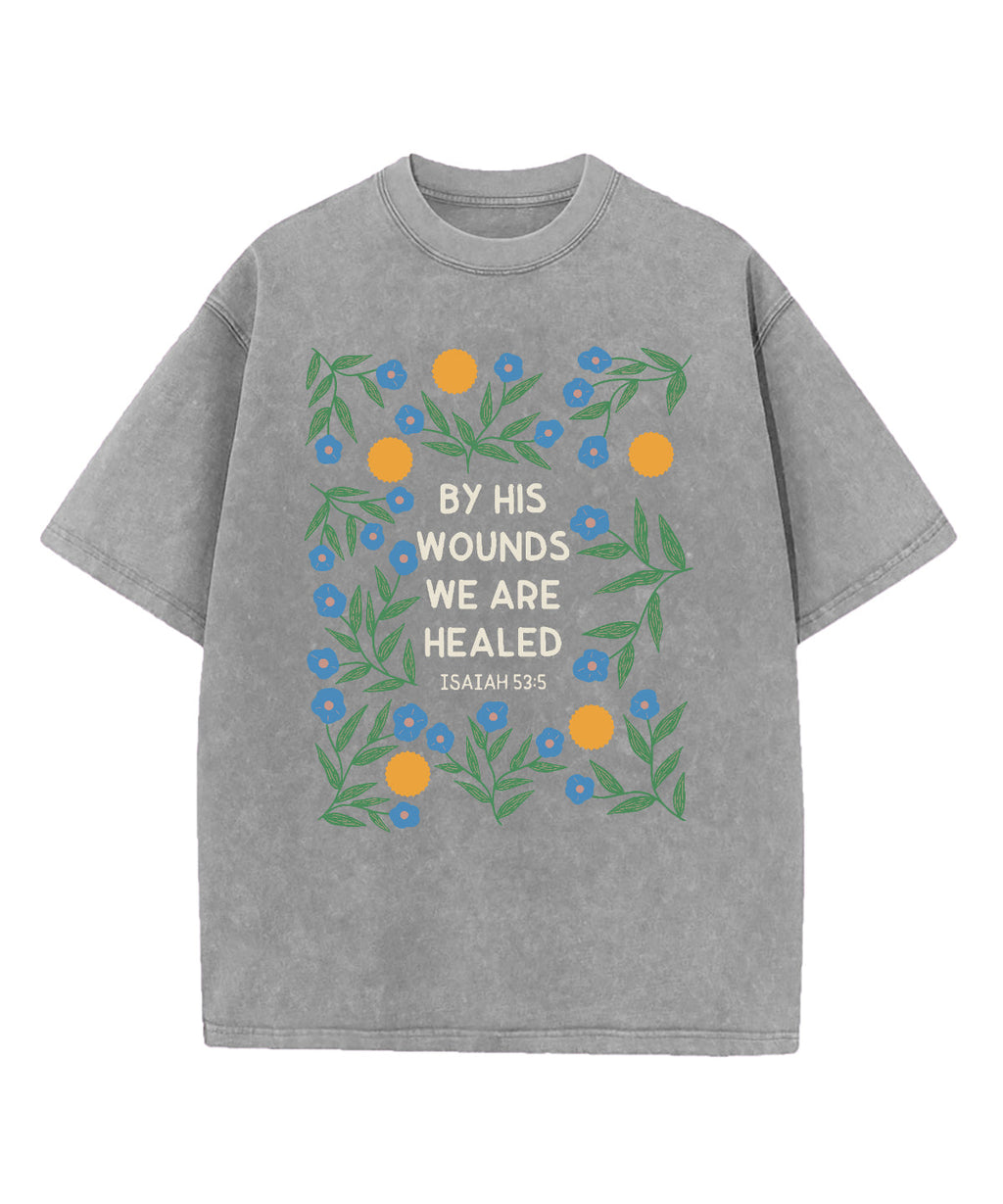 We Are Healed Washed Christian T-shirt Hoodie, Sweatshirt | CiraTrend.com (Image 3)