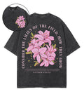 Consider The Lilies Double Sided Unisex Washed Christian T-shirt Style001 Hoodie, Sweatshirt | CiraTrend.com (Image 1)