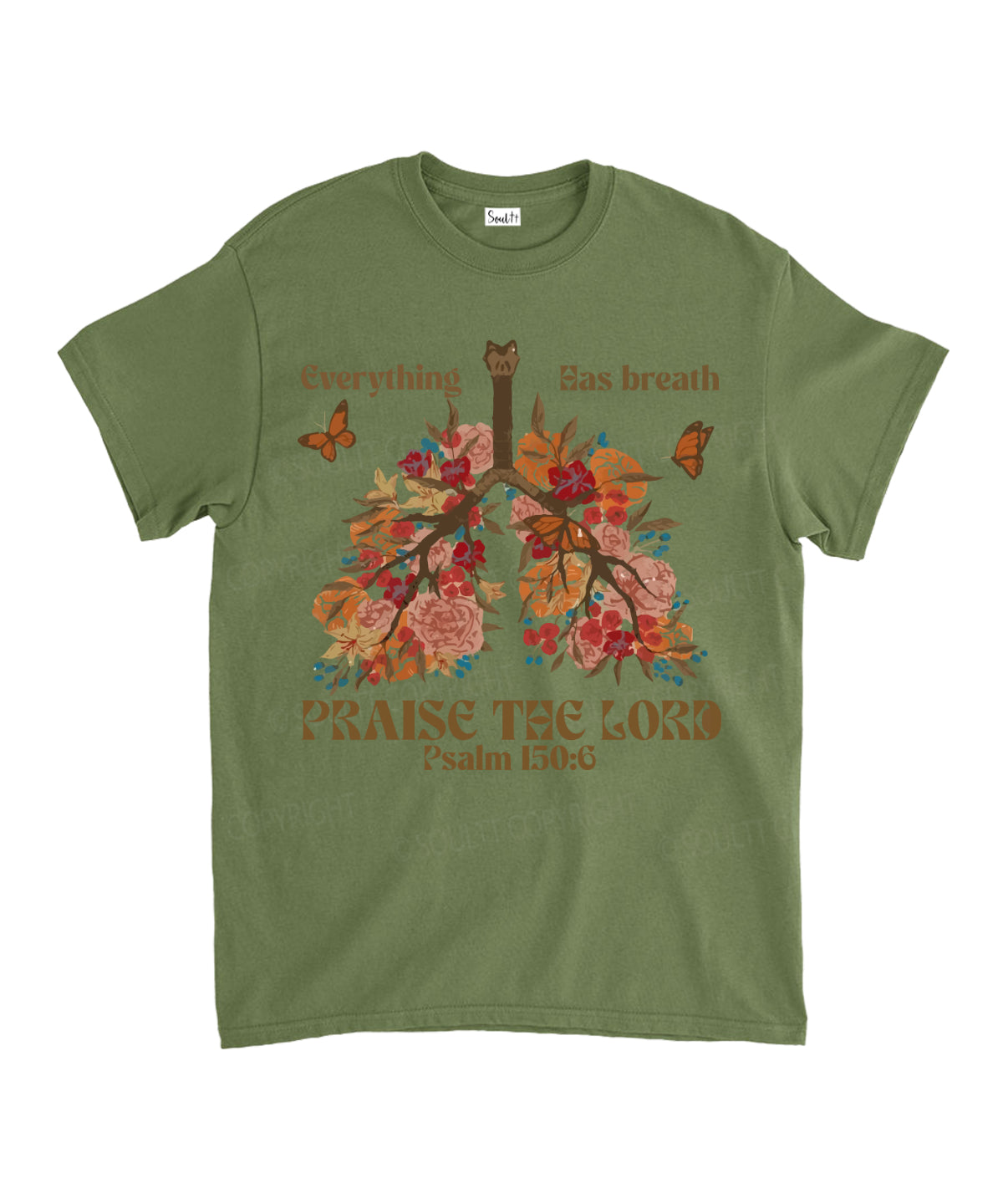 Everything Has Breath Paise the Lord Unisex Cotton Christian T-Shirt Hoodie, Sweatshirt | CiraTrend.com (Image 4)