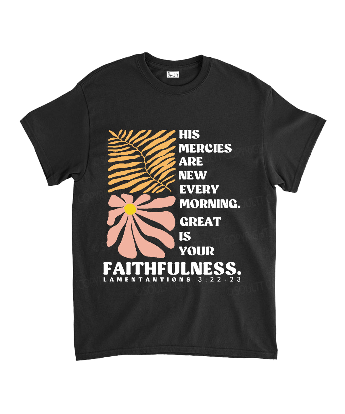 His Mercies Are New Unisex Cotton Christian T-Shirt Style003 Hoodie, Sweatshirt | CiraTrend.com (Image 1)