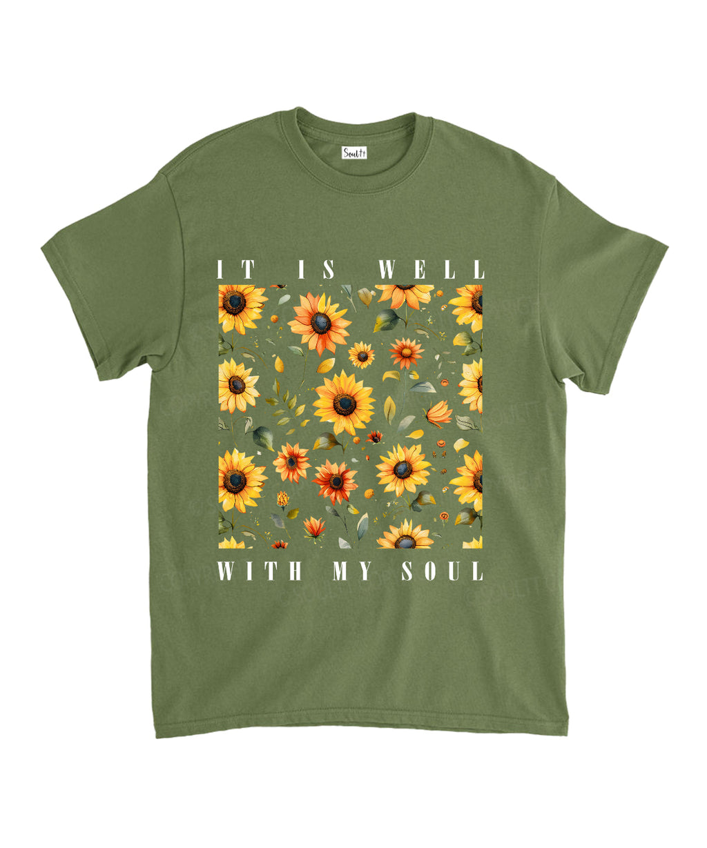 Is Well My Soul Cotton Christian Style004 T-Shirts, Hoodie, Sweatshirt