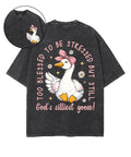 God'S Silliest Goose Double Sided Washed Christian T-Shirts, Hoodie, Sweatshirt