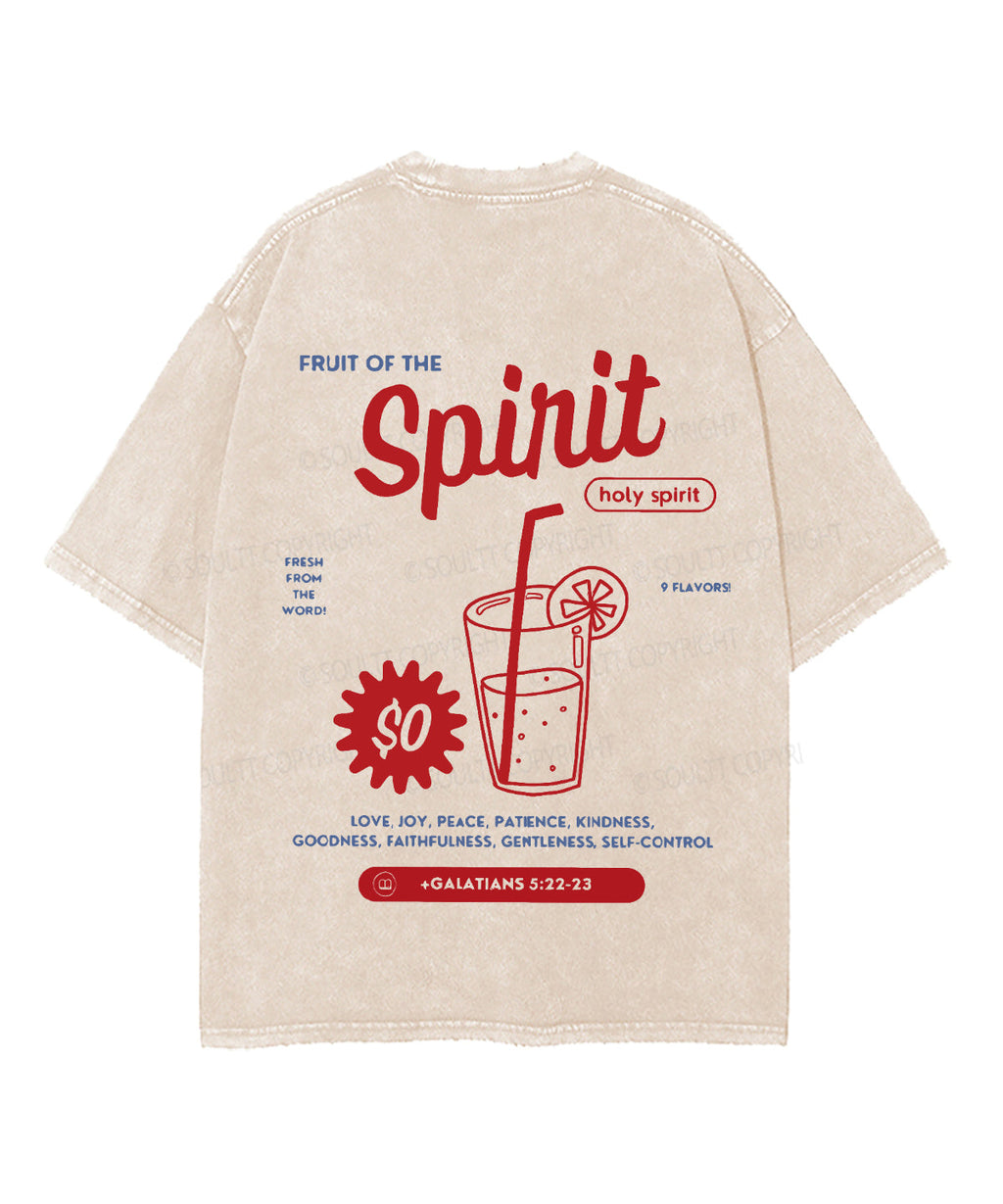 Fruit Of The Spirit Double Sided Unisex Washed Christian T-shirt Style021 Hoodie, Sweatshirt | CiraTrend.com (Image 3)