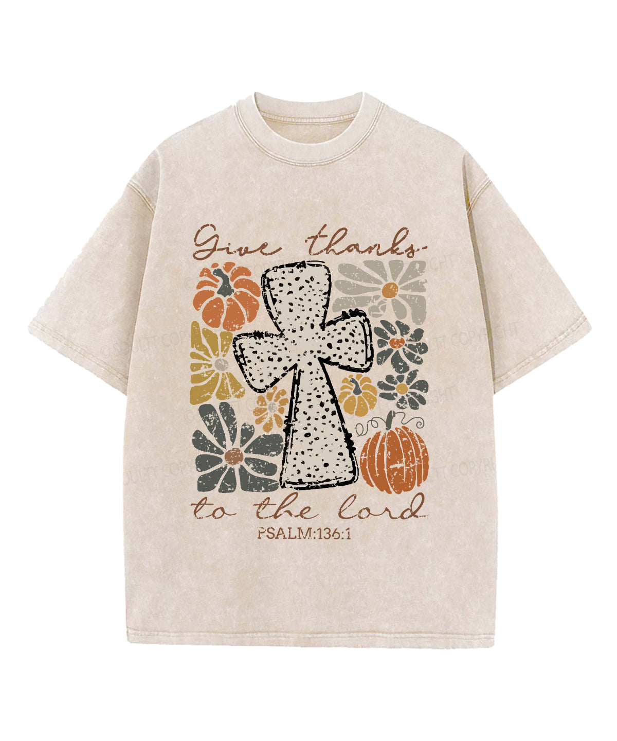 Give Thanks Lord Washed Christian Style001 T-Shirts, Hoodie, Sweatshirt