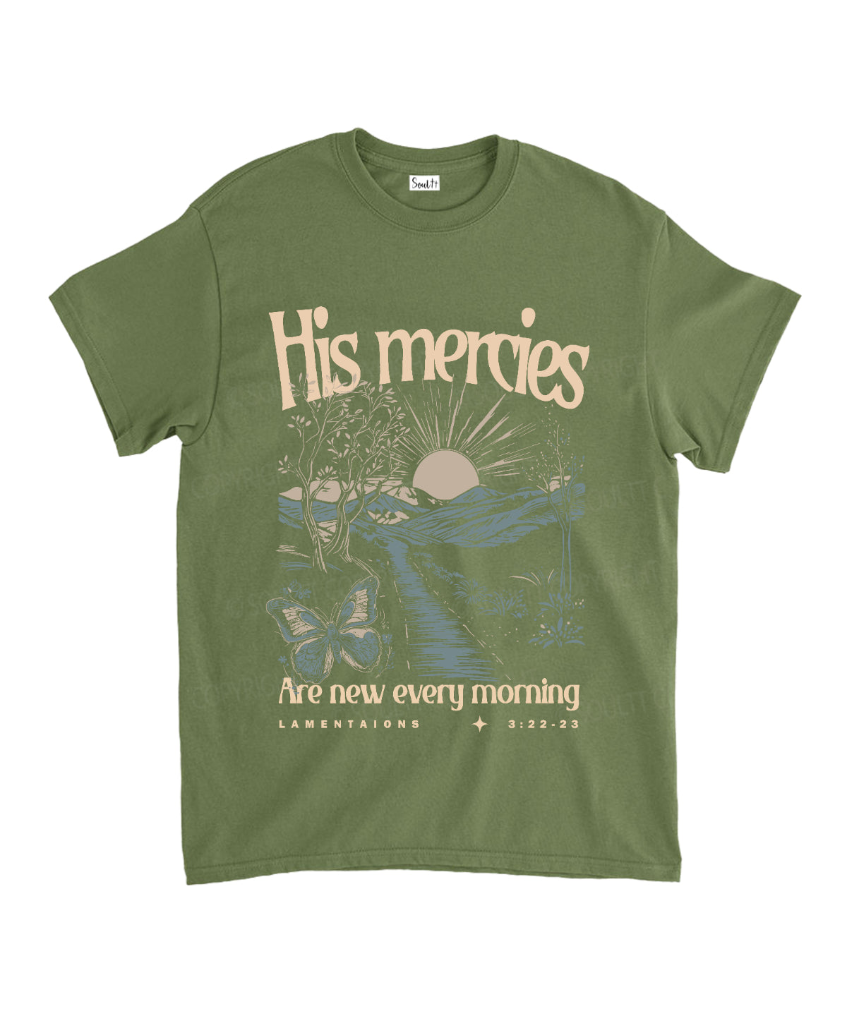His Mercies Are New Cotton Christian T-Shirts, Hoodie, Sweatshirt