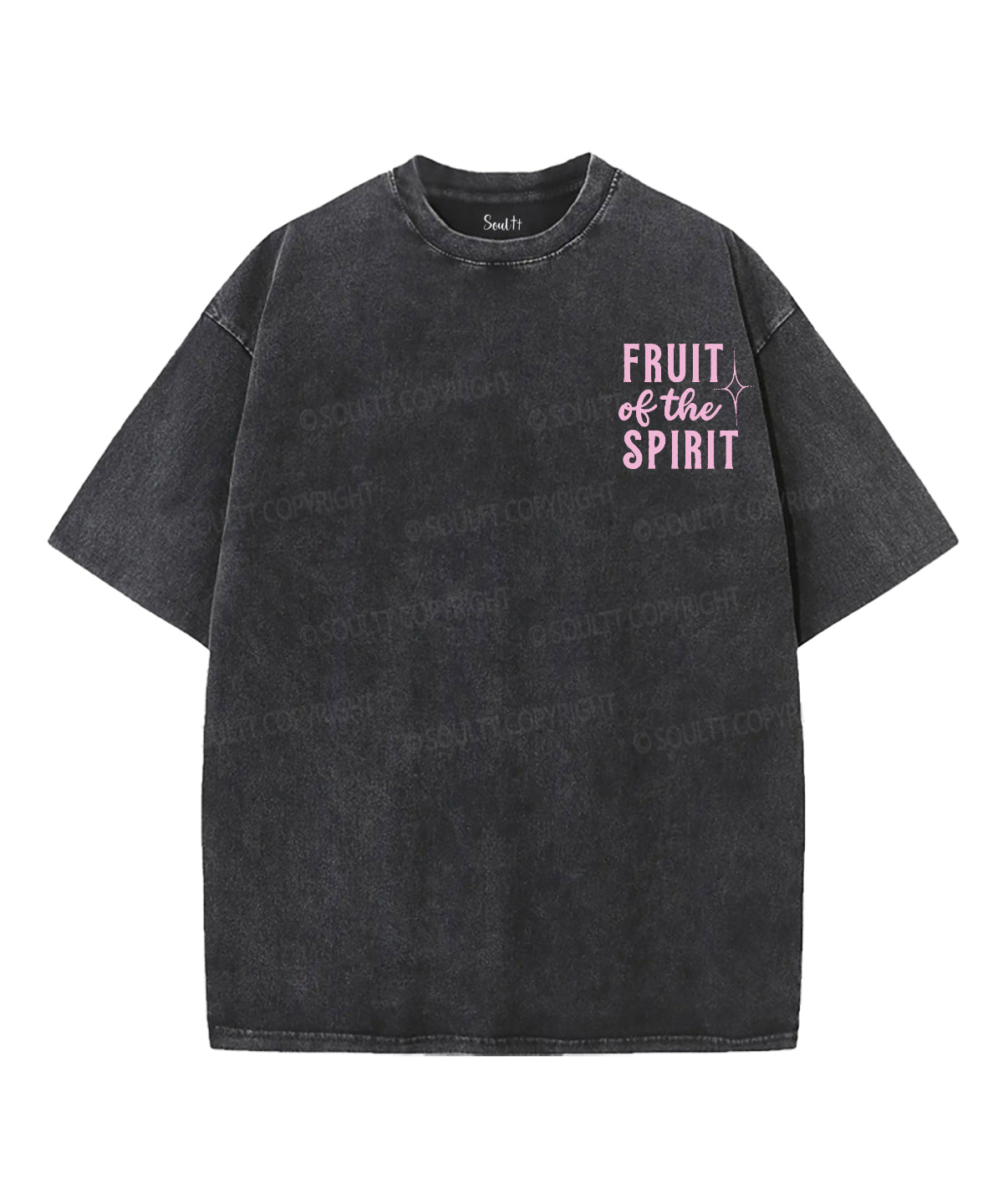Fruit Of The Spirit Double Sided Unisex Washed Christian T-shirt Style016 Hoodie, Sweatshirt | CiraTrend.com (Image 4)