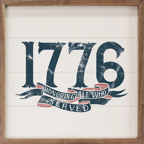 1776 Honoring All Who Served White
