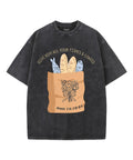 Give Him All You Fishes &Loaves Unisex Washed Christian T-shirt Hoodie, Sweatshirt | CiraTrend.com (Image 1)