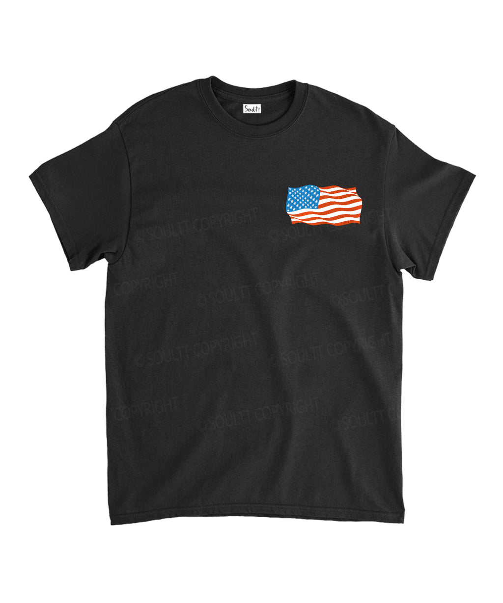 Land Of The Free Double Sided Unisex Cotton Christian T-Shirt Style001 Hoodie, Sweatshirt | CiraTrend.com (Image 4)