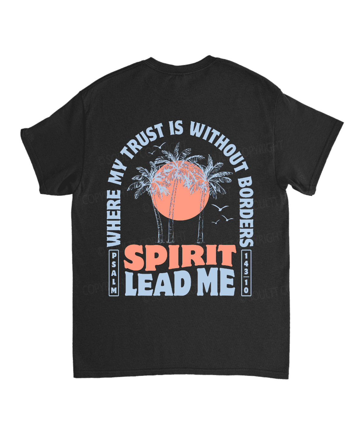 Spirit Lead Me Double Sided Unisex Cotton Christian T-Shirt Hoodie, Sweatshirt | CiraTrend.com (Image 5)