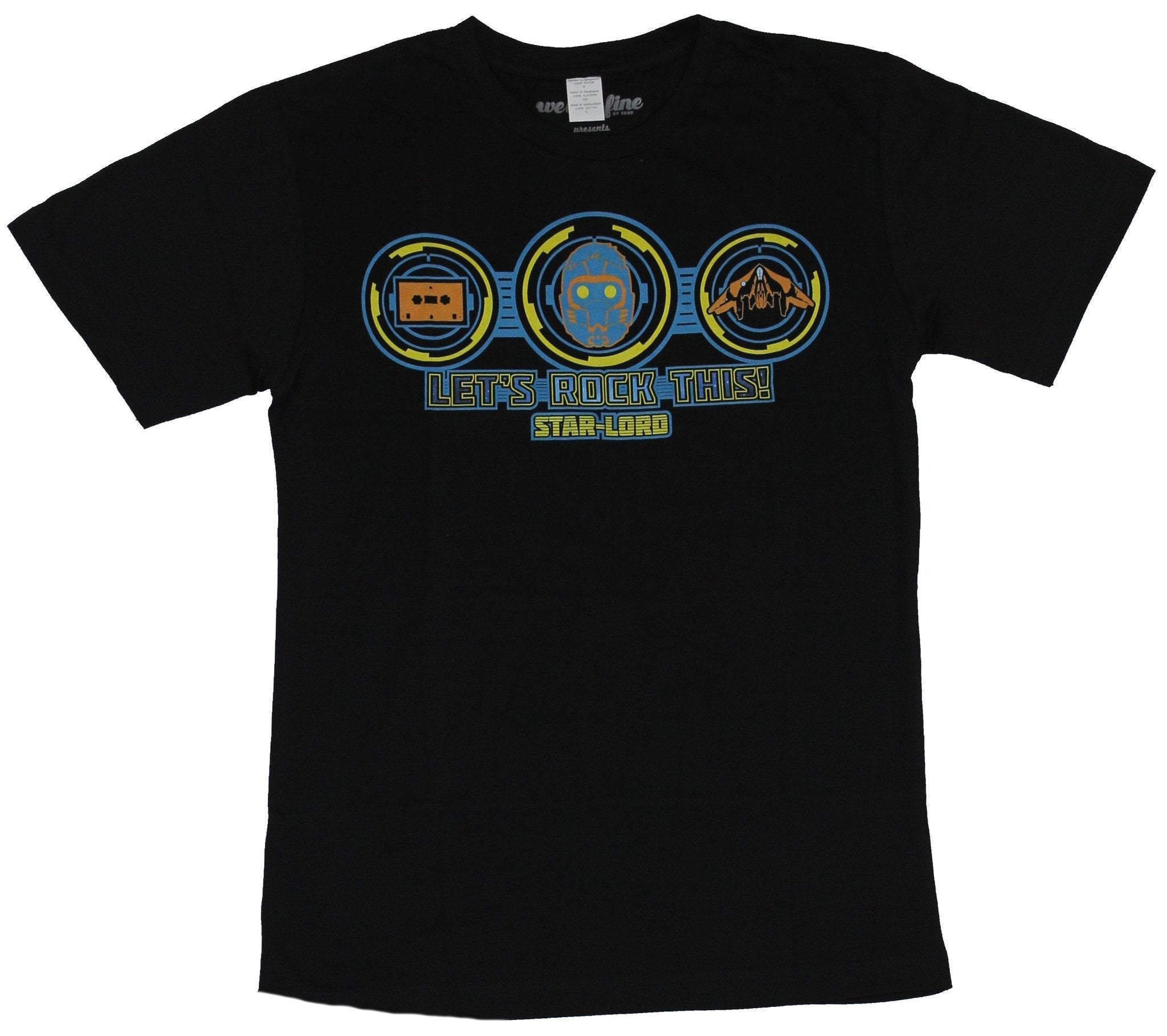 Guardians of the Galaxy Mens T-Shirt - Lets Rock This Starlord Circle Images Hoodie, Sweatshirt | CiraTrend.com