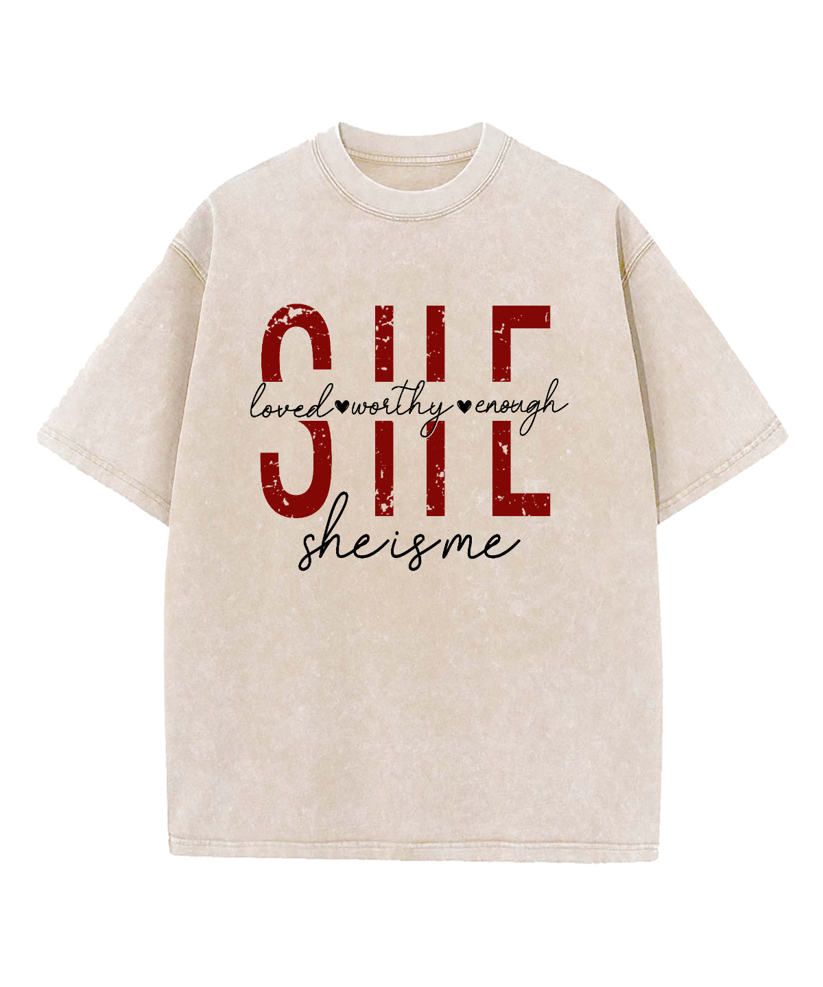 She Is Me Washed Christian T-shirt Hoodie, Sweatshirt | CiraTrend.com (Image 5)