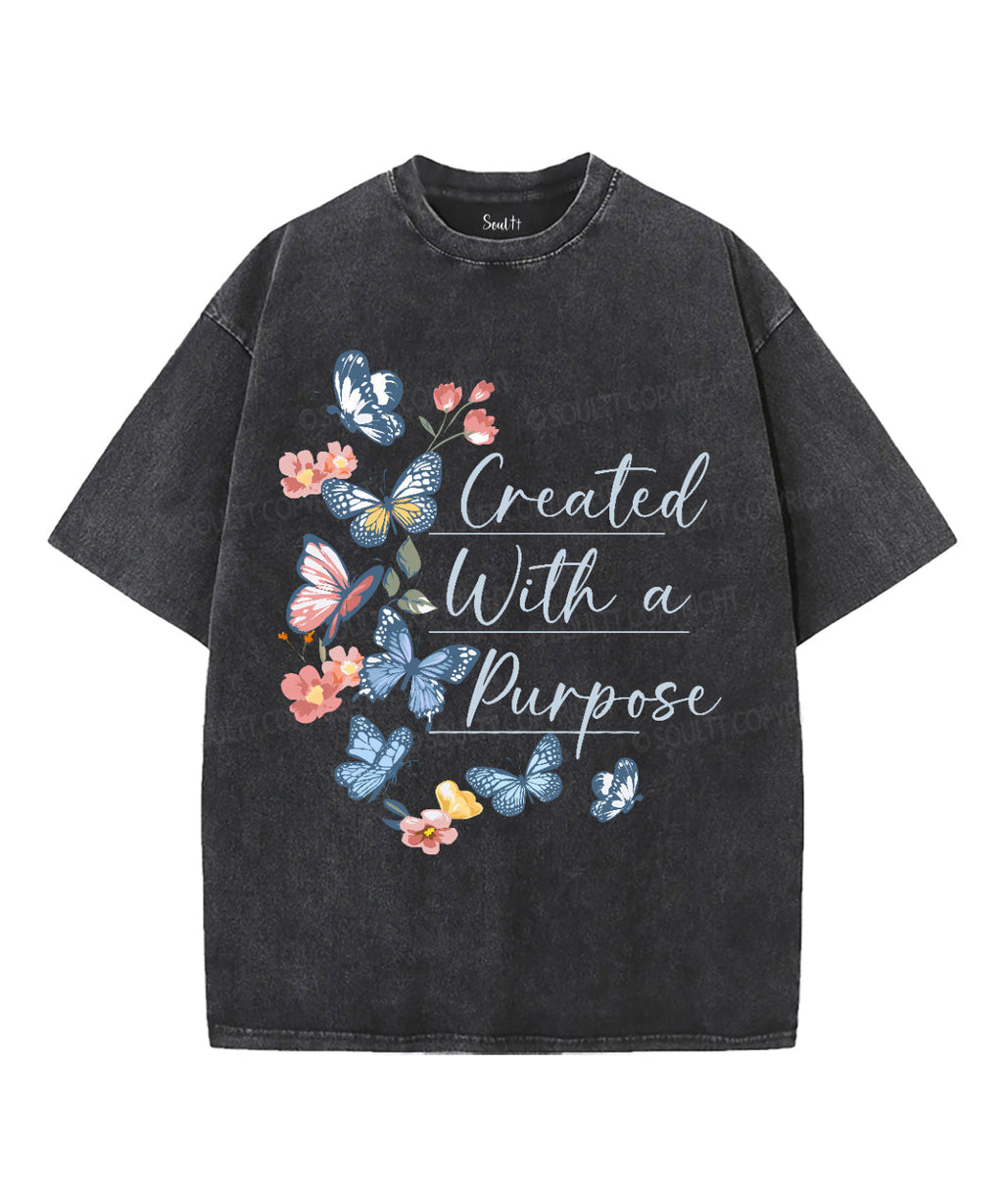 Created Perpose Washed Christian T-Shirts, Hoodie, Sweatshirt