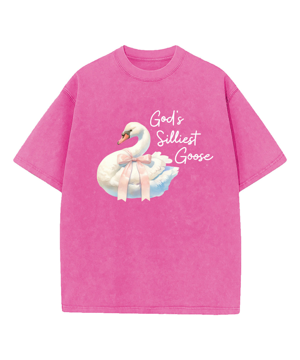 God'S Silliest Goose Washed Christian Style001 T-Shirts, Hoodie, Sweatshirt