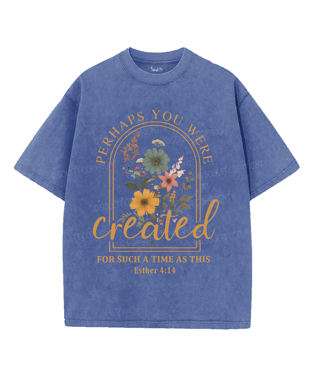 Created For Such A Time Washed Christian T-shirt Hoodie, Sweatshirt | CiraTrend.com (Image 5)