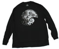 Nightmare Before Christmas Mens Long Sleeve Shirt - Silohuettes Over Moon Hoodie, Sweatshirt | CiraTrend.com