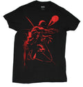 Daredevil Mens T-Shirt - Red Baton Attack Outline Image Hoodie, Sweatshirt | CiraTrend.com