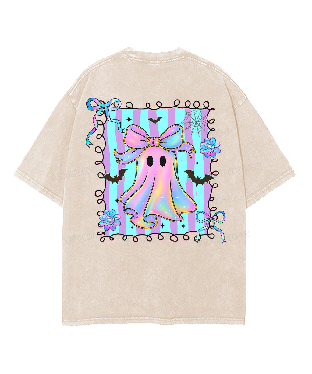 The Only Ghost Is Holy Ghost Double Sided Unisex Washed Christian T-shirt Hoodie, Sweatshirt | CiraTrend.com (Image 3)