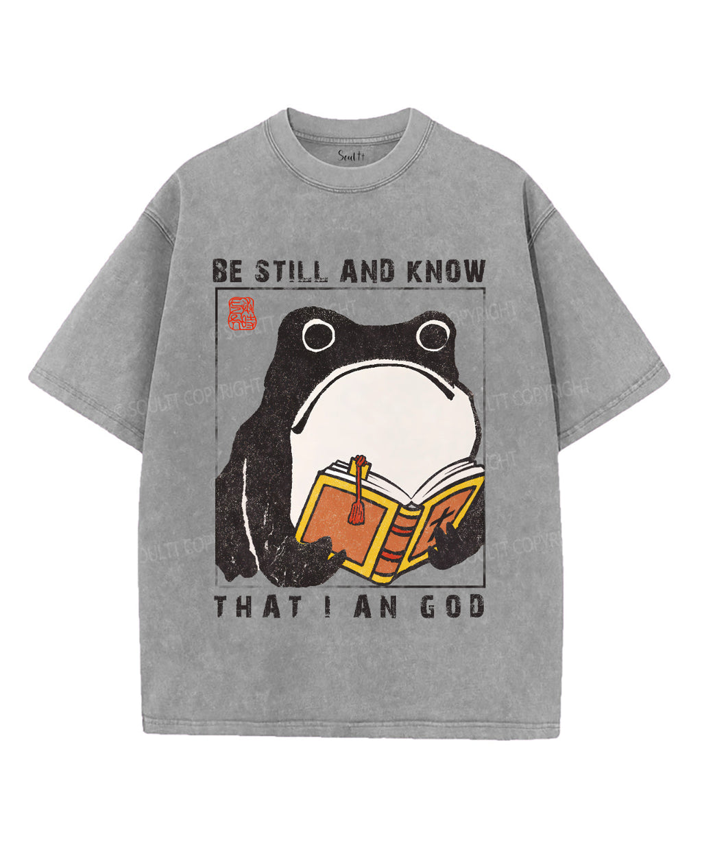 Be Still And Know Unisex Washed Christian T-shirt Style002 Hoodie, Sweatshirt | CiraTrend.com (Image 3)
