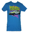 Back To Future  Mens T-Shirt - Neon Delorean Line Design Image Hoodie, Sweatshirt | CiraTrend.com