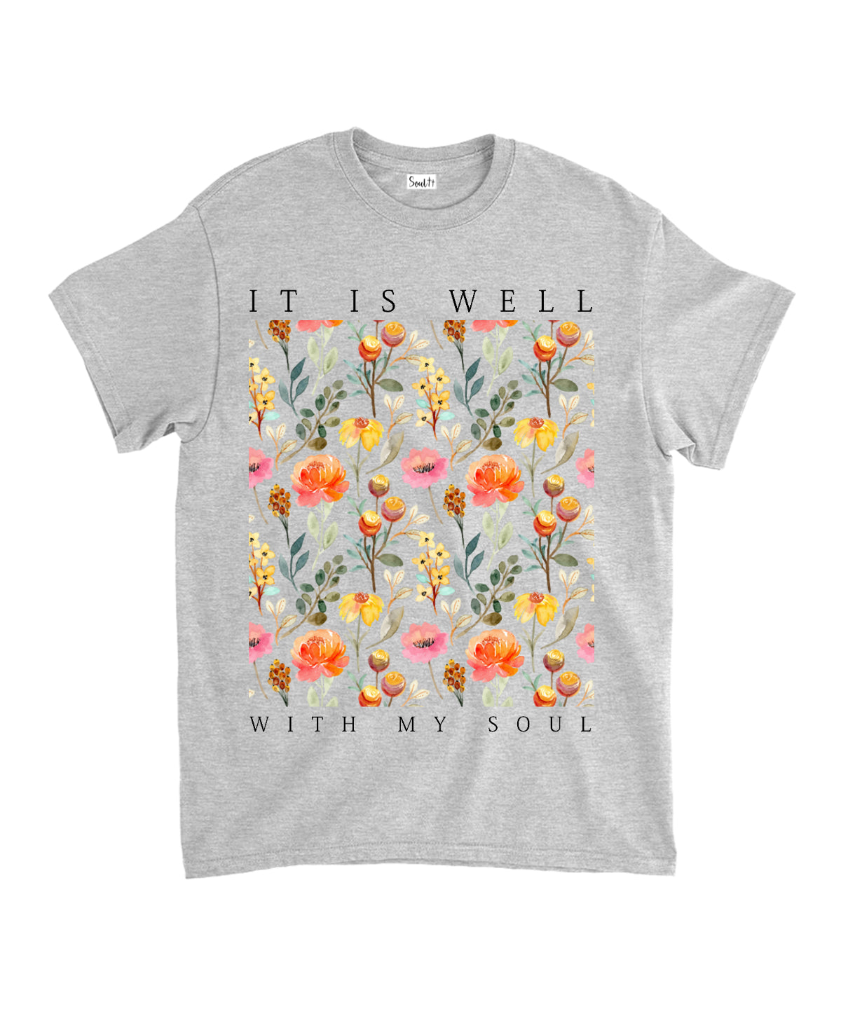 Is Well My Soul Cotton Christian Style001 T-Shirts, Hoodie, Sweatshirt