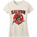 Black Widow Girls Juniors T-Shirt - Comic Style Attack Over Red Circle Hoodie, Sweatshirt | CiraTrend.com