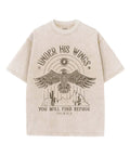 Under His Wings Unisex Washed Christian T-shirt Hoodie, Sweatshirt | CiraTrend.com (Image 1)