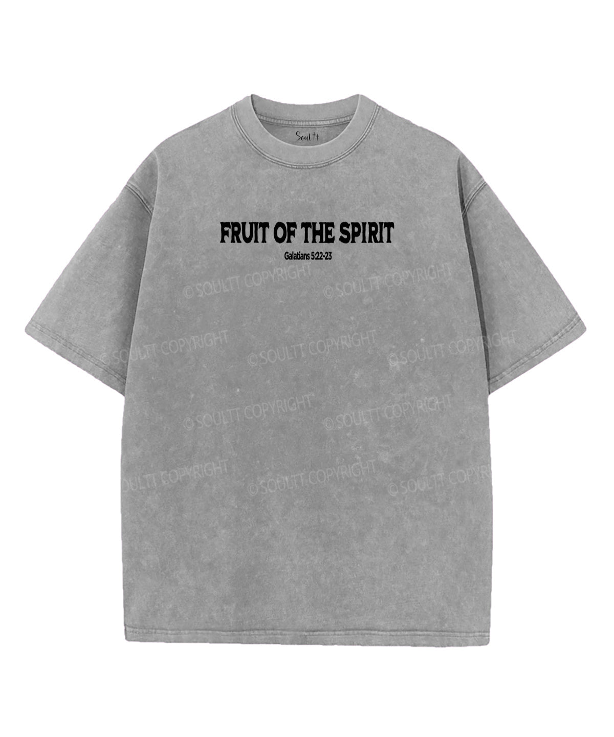 Fruit Of The Spirit Double Sided Unisex Washed Christian T-shirt Style009 Hoodie, Sweatshirt | CiraTrend.com (Image 4)