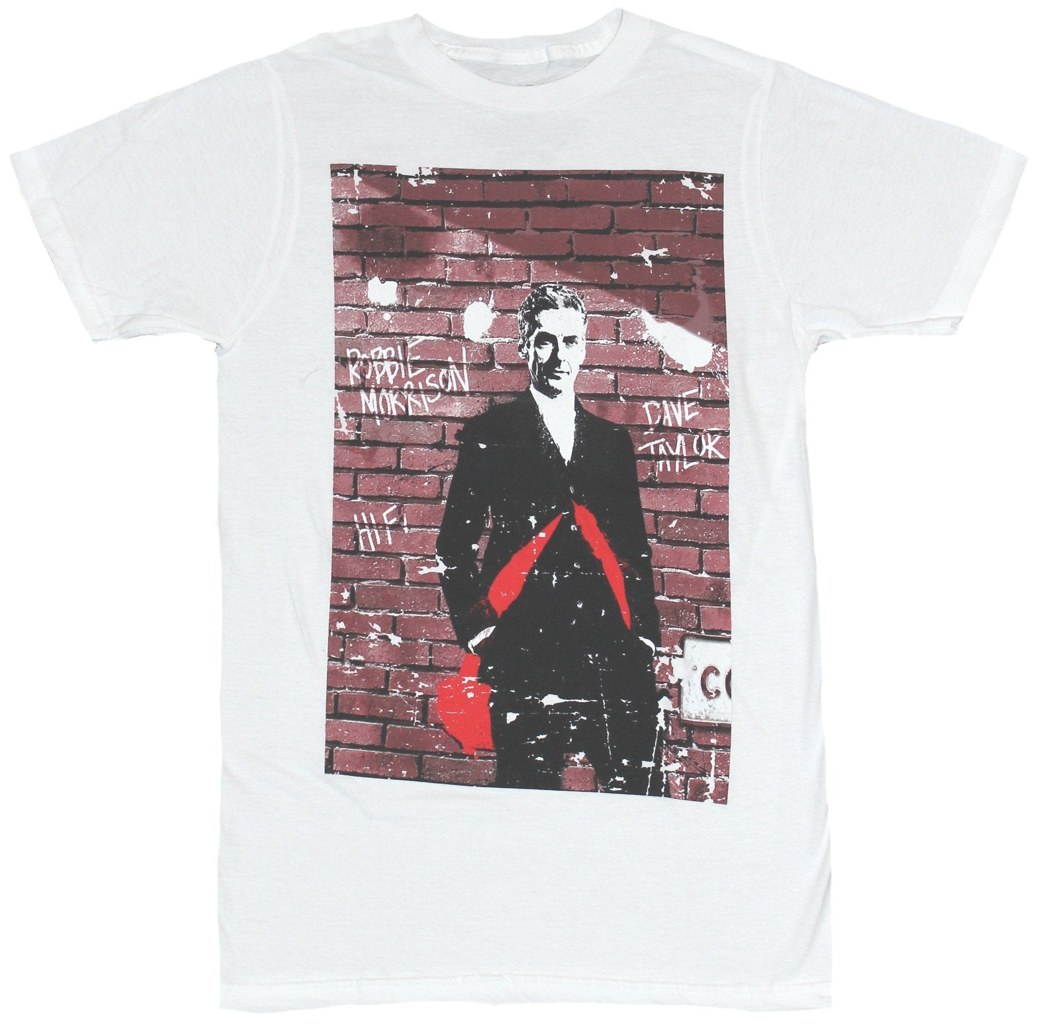 Doctor Who Mens T-Shirt  - Twelfth Doctor Brick Wall Issue 2 Comic Image Hoodie, Sweatshirt | CiraTrend.com