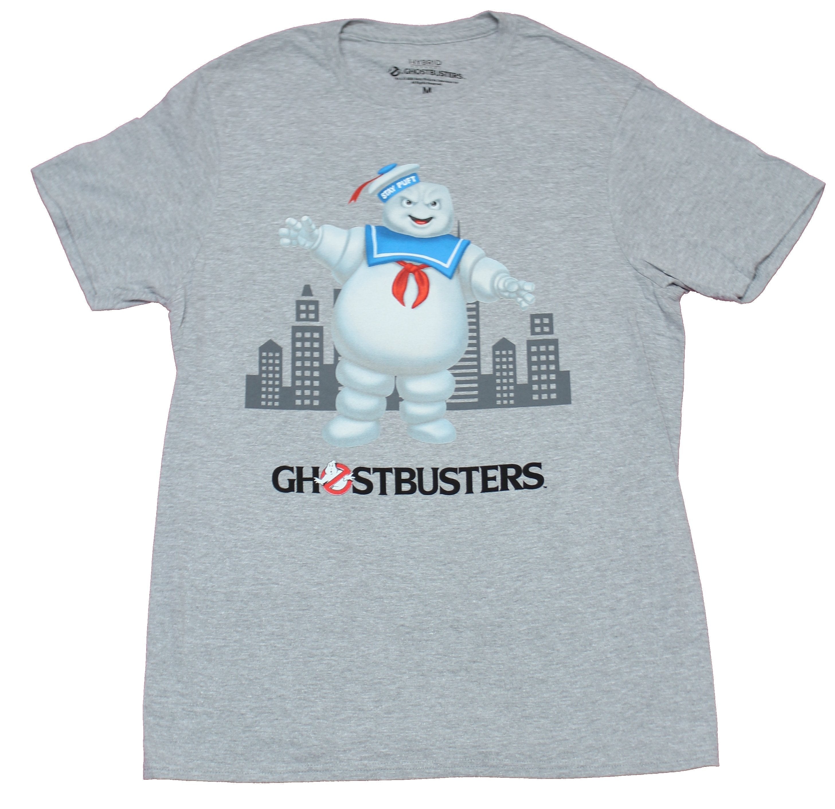 Ghostbusters Mens T-Shirt - Stay Puft Marshmallow Man Over Name Hoodie, Sweatshirt | CiraTrend.com