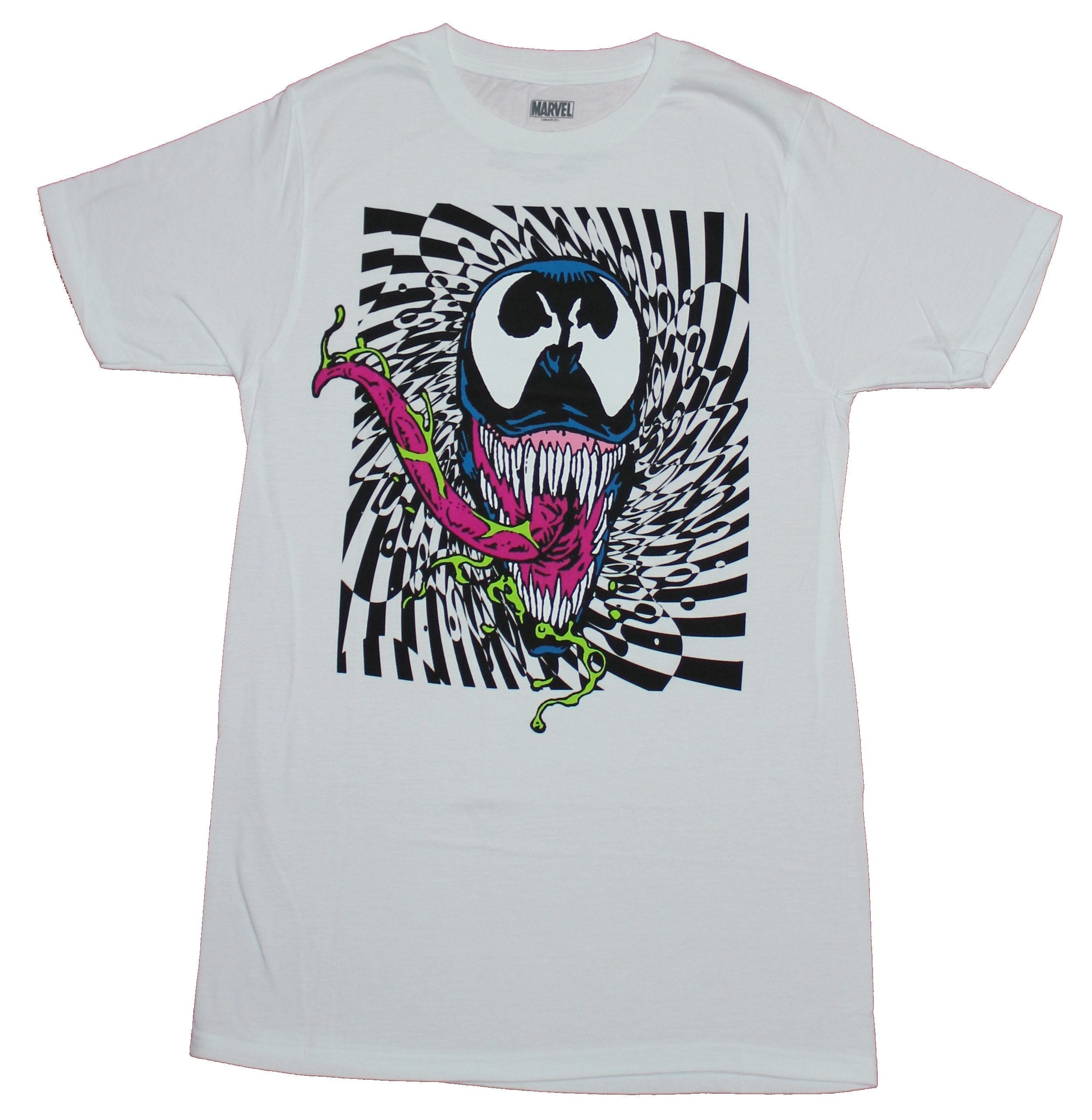 Venom Mens T-shirt - Hypnotized Green Spit Long Tongue Crazy Face Hoodie, Sweatshirt | CiraTrend.com