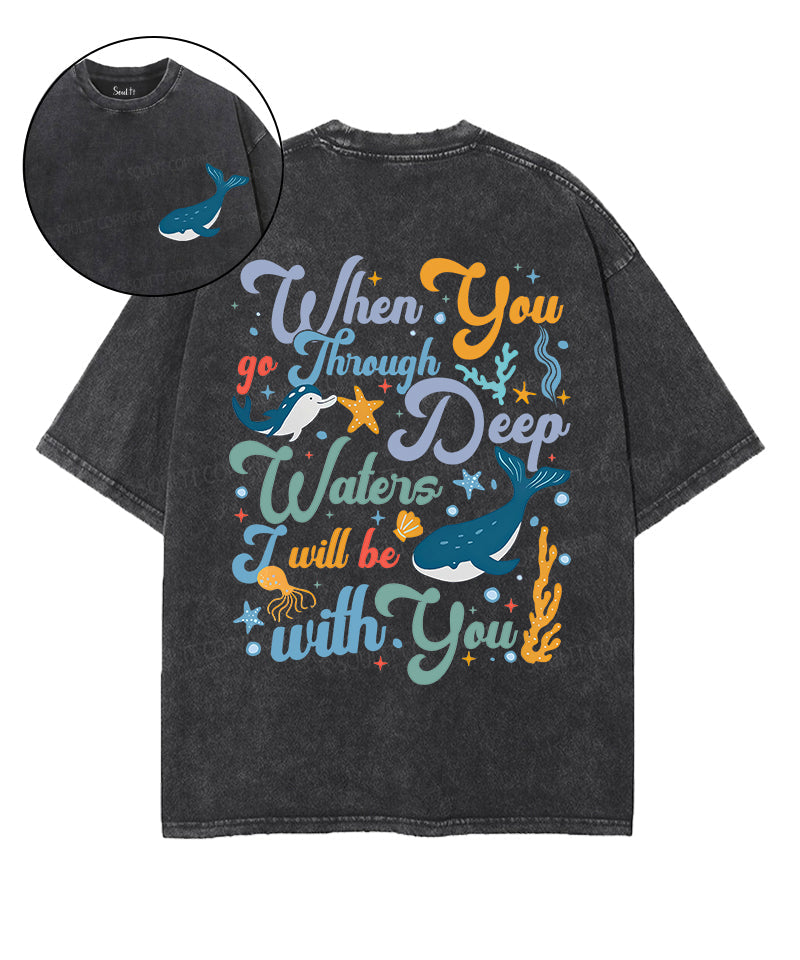 I Will Be With You Double Sided Unisex Washed Christian T-shirt Style020 Hoodie, Sweatshirt | CiraTrend.com (Image 1)