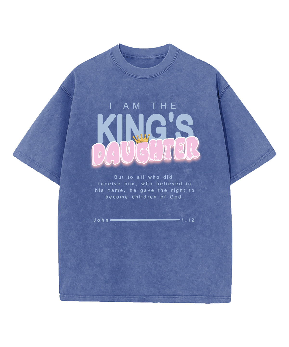 The King's Daughter Washed Christian T-shirt Hoodie, Sweatshirt | CiraTrend.com (Image 2)