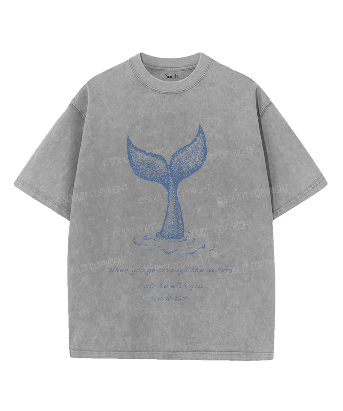 I Will Be With You Unisex Washed Christian T-shirt Style004 Hoodie, Sweatshirt | CiraTrend.com (Image 3)